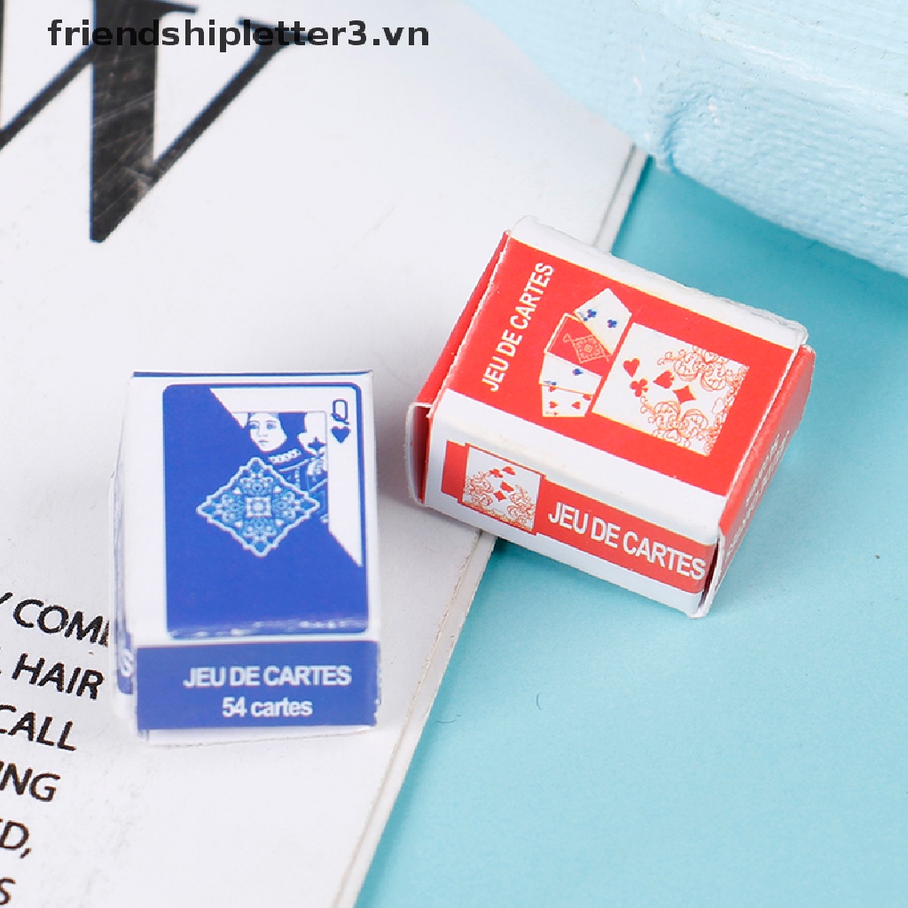 Bộ Thẻ Bài mini Dễ Thương Trang Trí Nhà Búp Bê
