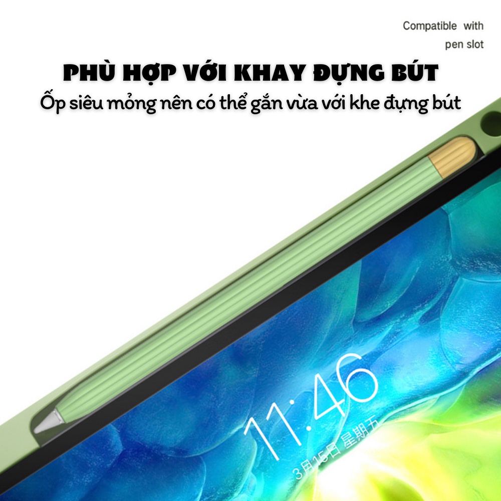 Bọc silicon, vỏ, case dành cho Apple Pen 1/2 + Stylus Gen 2 Pro, vẫn có thể hít vào cạnh iPad và sạc không dây