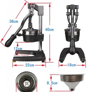Máy ép cam inox bằng tay nhỏ gọn, tiện lợi