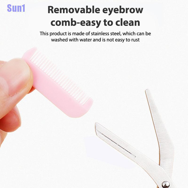 Kéo Tỉa Lông Mày Bằng Thép Không Gỉ Tiện Dụng