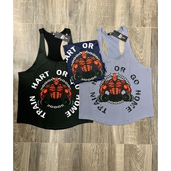 [Ảnh thật]  [Rẻ vô địch] Áo ba lỗ gym ( hình quỷ ) siêu co dãn không bao xù cho kiêm tra hàng trước khi thanh toán