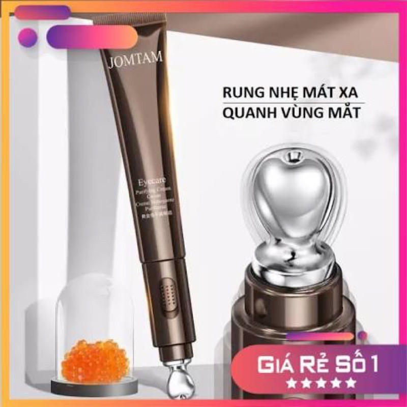 Kem Dưỡng Mắt + Máy Rung Massage JOMTAM Giảm Quầng Thâm Bọng Mắt | BigBuy360 - bigbuy360.vn