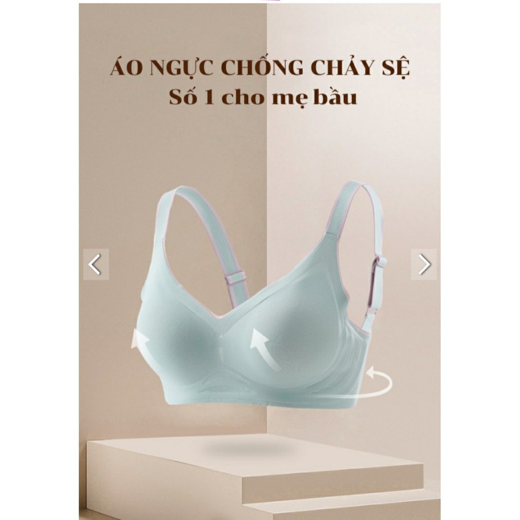 Áo lót đúc su không gọng 3D định hình vòng ngực co dãn 4 chiều siêu mát AL09