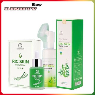 Combo Serum Ric Skin Ha+ Sữa Rửa Mặt Của Kohinoor