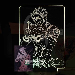 [ẢNH SHOP TỰ CHỤP] Đèn Ngủ Jujutsu Kaisen Sukuna Type 02