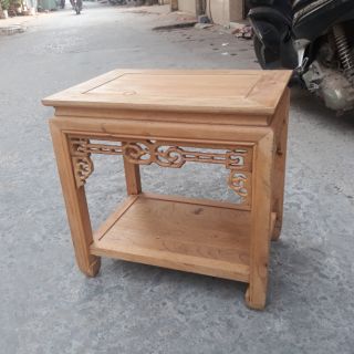 Đôn gỗ gụ hình chữ nhật kích thước 30x40x cao 50cm