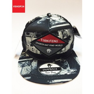  MŨ SNAPBACK TIAN FENG MÀU TỐI 124
