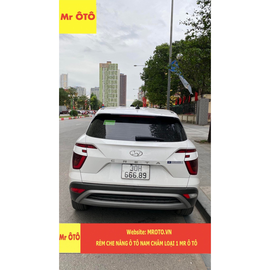 Rèm che nắng xe Huyndai Creta 2022, 2023  Loại 1 Mr.OTO. Bảo Hành 24 tháng. Cam Kết Chuẩn Khít Theo Xe