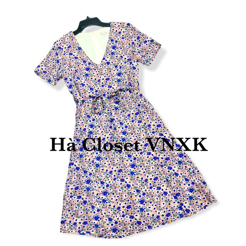 Đầm Voan Hoa Kèm Thắt Lưng Xinh