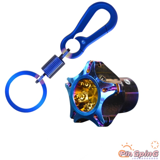 Đầu chìa khóa bằng hợp kim titan kèm móc khóa tiện dụng