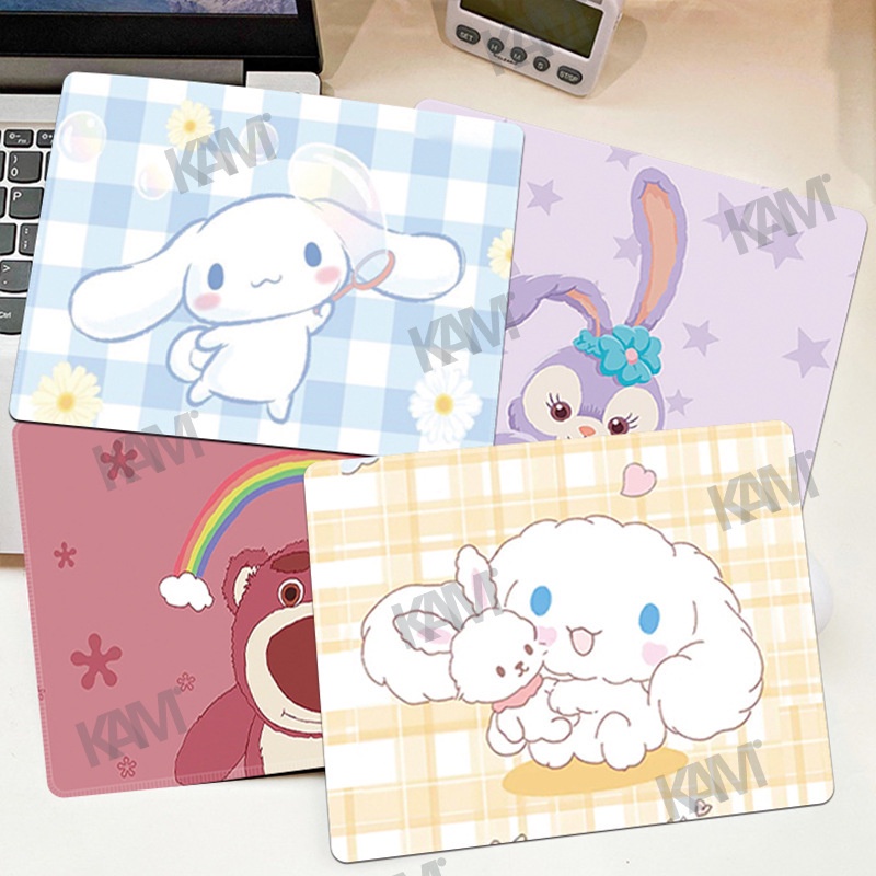 Tấm Lót Chuột Máy Tính Hình Vuông Chống Trượt Hình Hoạt Hình Sanrio Cinnamoroll