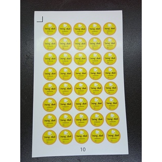 Set 10 (Có sẵn) 40 Tem dán nhân bánh trung thu CHICHITA