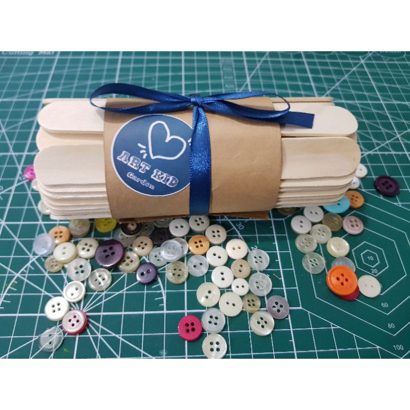 SET 10 QUE KEM GỖ BẢN TO 1.8cm