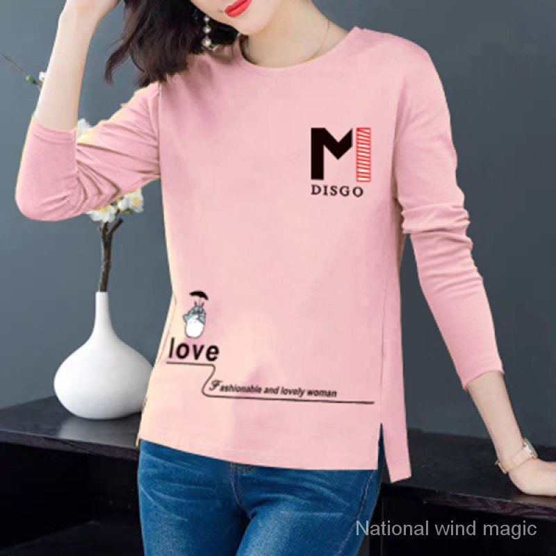 NY life Trang ĐiểmNY life● COSHOP ● áo thun nữ áo thun dài tay rộng rãi của phụ nữ Hàn Quốc OxVP | BigBuy360 - bigbuy360.vn