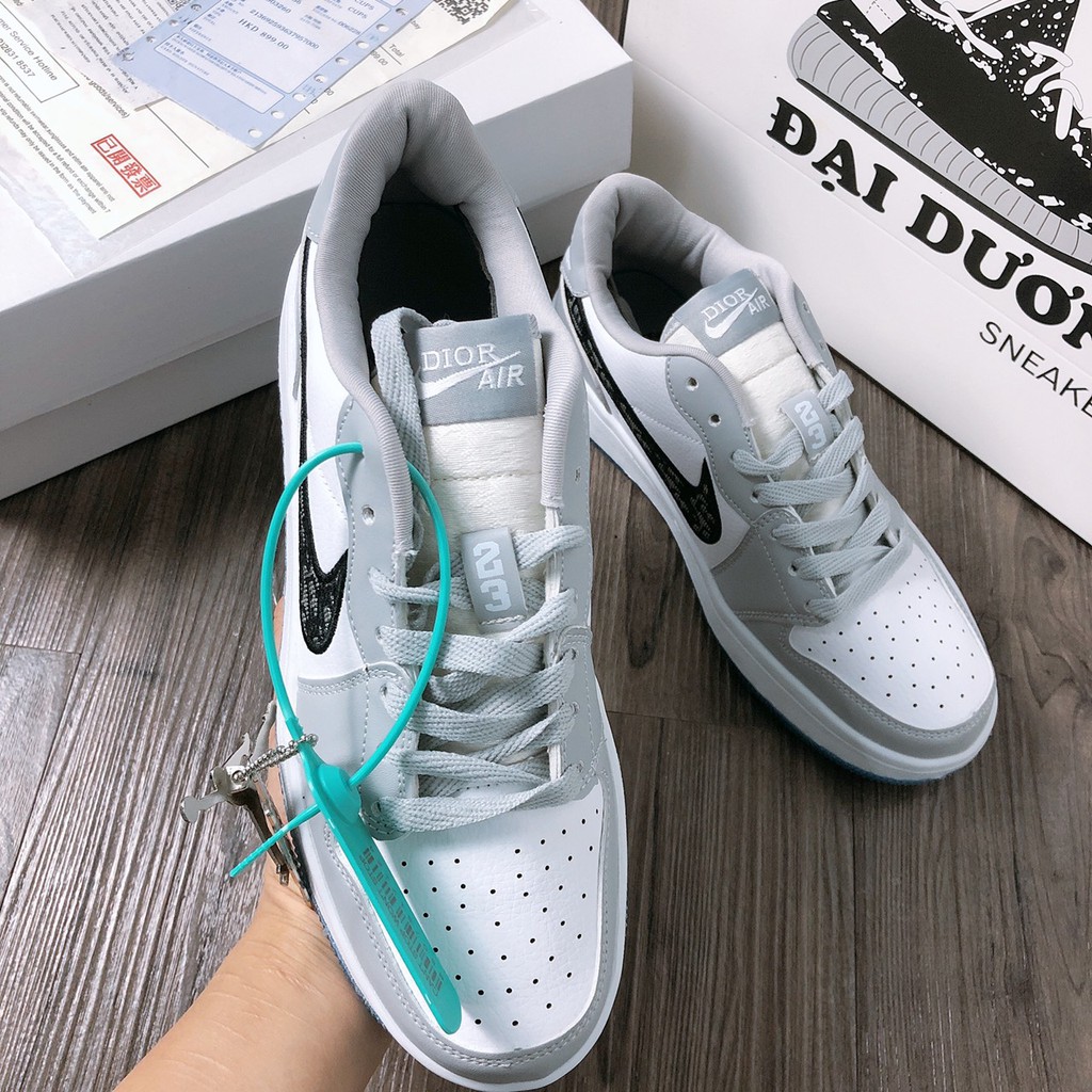 JD dior thấp cổ [TẶNG MÓC KHÓA - FULL BOX] giày thể thao nam nữ tăng chiều cao jd dior thấp cổ bản chuẩn trung | BigBuy360 - bigbuy360.vn