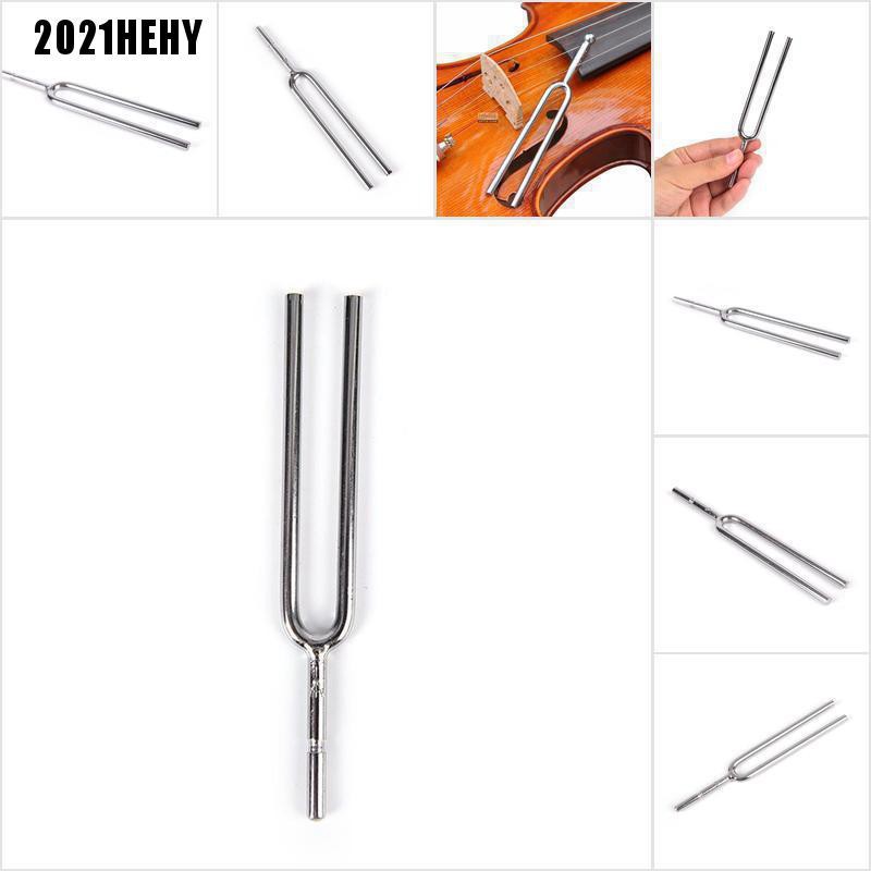 [2021HE] Tunable 440Hz A Tone Stainless Steel Tuning Fork Violin Guitar Tuner Instrument #HY