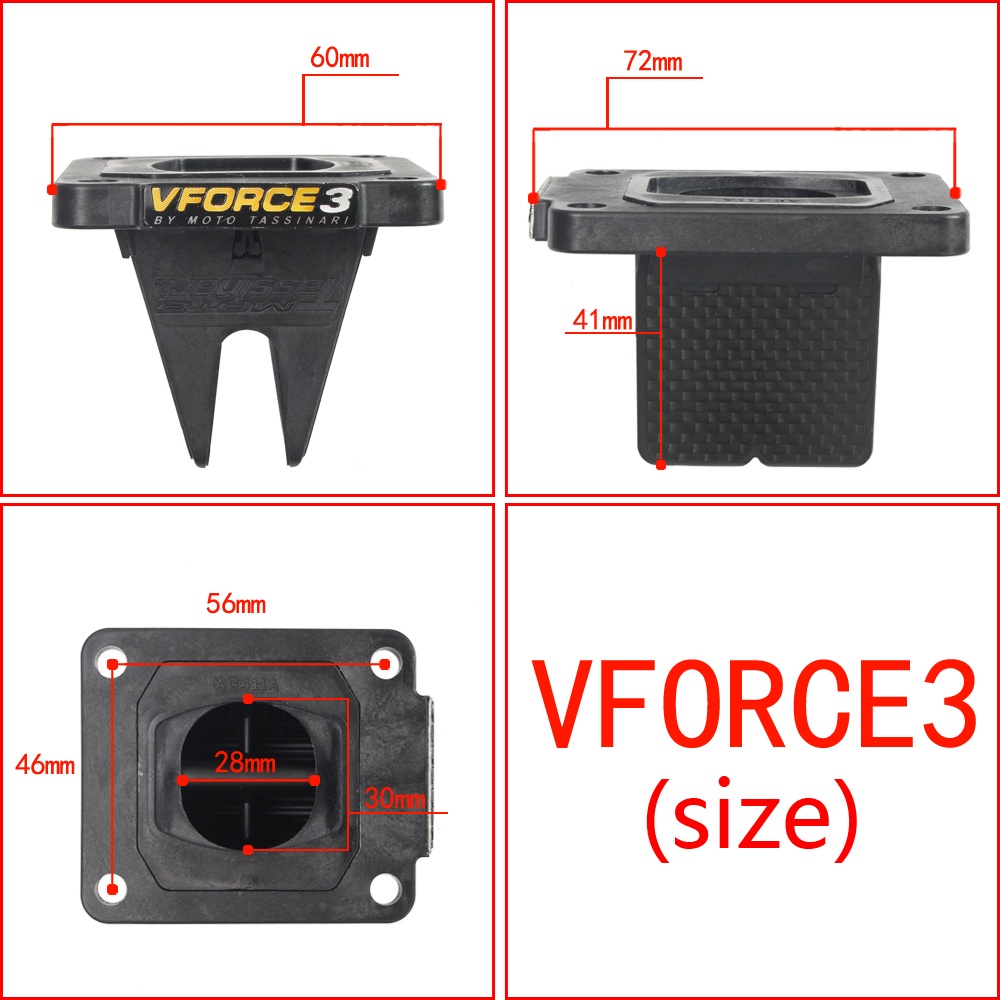 Van Reed Lồng V384A V Force Kawasaki KX80 KX85 KX100 cho Suzuki RM100 và xe máy Modenas Dinamik 125 All Years Vforce