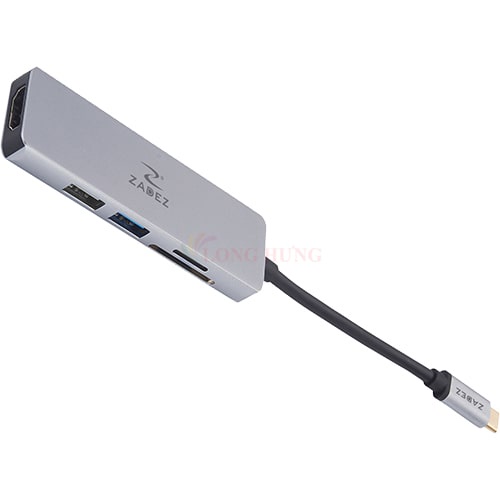 Cổng chuyển đổi 5-in-1 Zadez USB-C Power Hub ZAH-515 - Hàng chính hãng