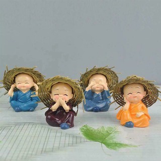 Bộ 4 ông tượng phật trang trí