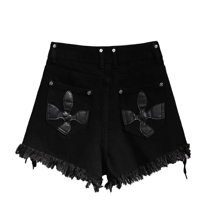 Quần Short Denim Lưng Cao Dáng Chữ A Plus Size C9294 Cho Nữ