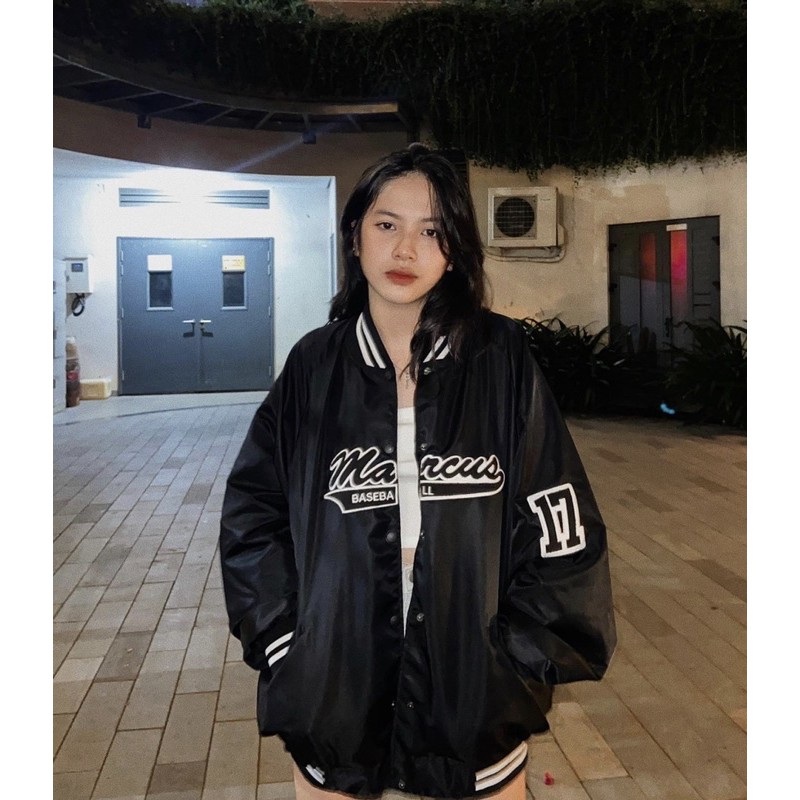 Áo Khoác dù BOMBER marcus NAM NỮ Signature Jacket