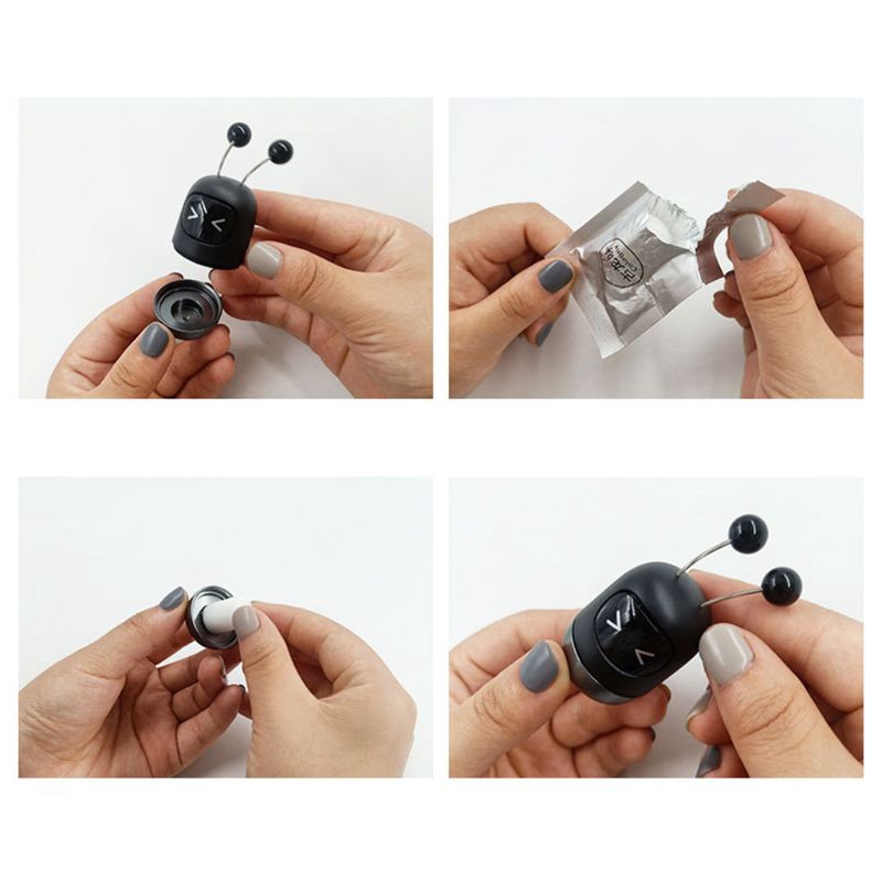 Bộ Thiết Bị Khuếch Tán Hương Thơm Gắn Điều Hòa Xe Ô Tô Hình Robot Độc Đáo