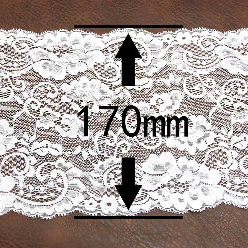 Cuộn vải ren 17cm dài 3m trang trí quần áo