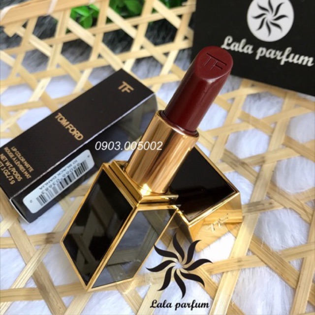 Son Tom Ford - 10 Black Dahlia ( đỏ sậm) . Son Auth 💯💯chính hãng .