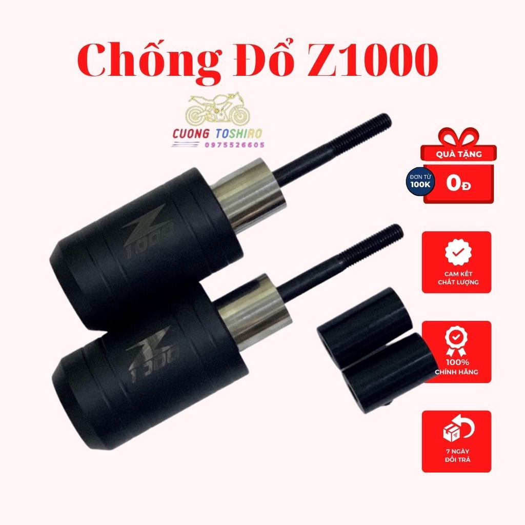 Gù chống đổ kiểu Z1000 nhựa ABS cao cấp gắn các dòng xe máy Exciter Winner PKL Z1000 Z300 ,R15V3, MT15, TFX
