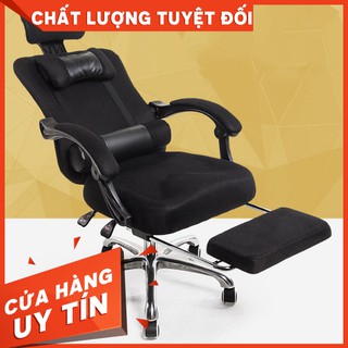 💥 HÀNG LOẠI I 💥  Ghế văn phòng, Ngả lưng + duỗi chân ngủ trưa, có bánh xe - Ghế văn phòng giá rẻ