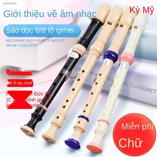 Chi Mei Clarinet 6 lỗ 8 Soprano Đức G Trường tiểu học C Trẻ em chính thức Bắt đầu làm quen với Nhạc cụ Sáu Sáo