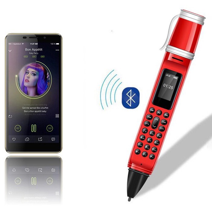 [Mã ELMS5 giảm 7% đơn 300K] Điện thoại thay đổi giọng nói độc lạ CÂY BÚT PENPHONE B111 CÓ QUẠT LÀM MÁT 02 SIM NHỎ GỌN