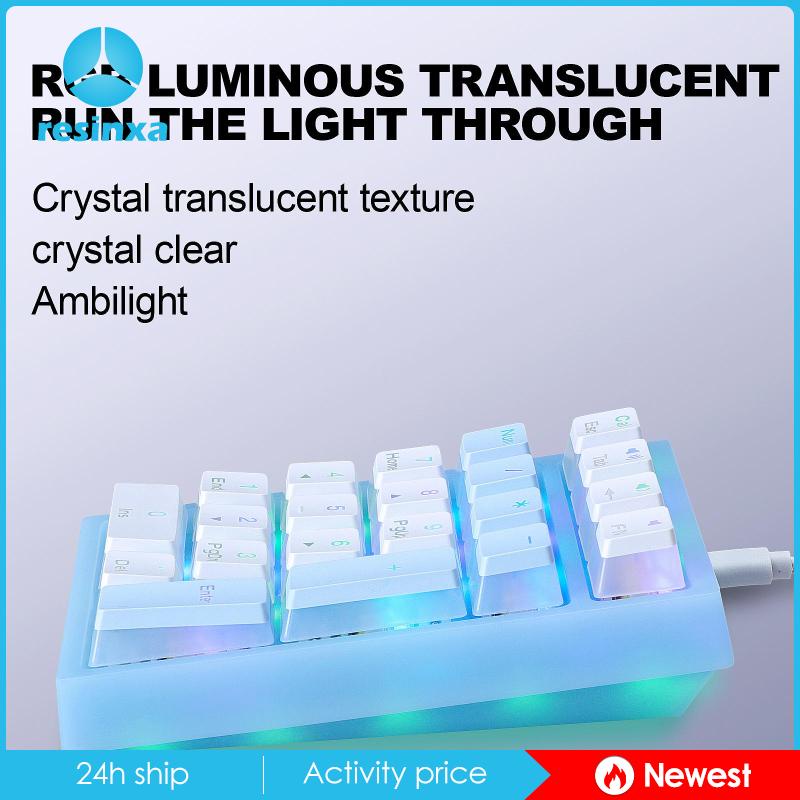 Bàn Phím Số Cơ 21 Phím Có Đèn LED RGB Cho Laptop