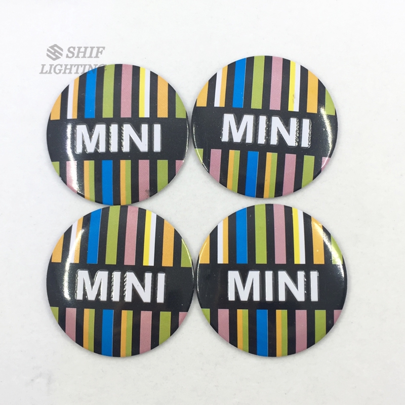 Logo Dán Trang Trí Bánh Xe MINI COOPER 4 x 56mm