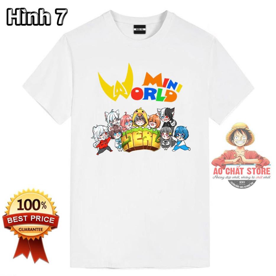 (VIDEO + ẢNH THẬT) BST Áo Hero Team Mini World Đẹp | Áo Thun Mini World Toàn Thành Viên Hero Team MC6  - chất đẹp