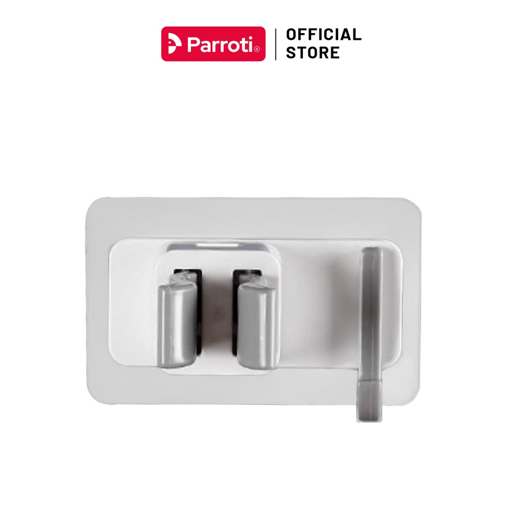 Móc treo cây lau nhà dán tường 2 trong 1 - Parroti Keeper KP03