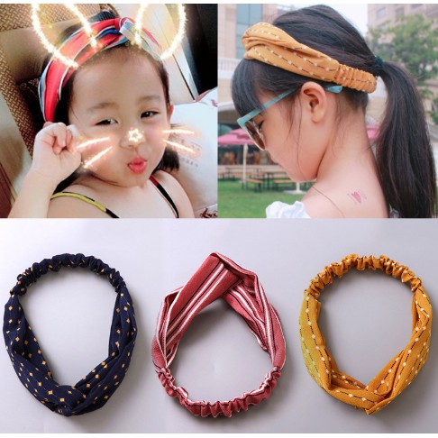 Băng Đô Thắt Nút Nhiều Kiểu Cho Bé
