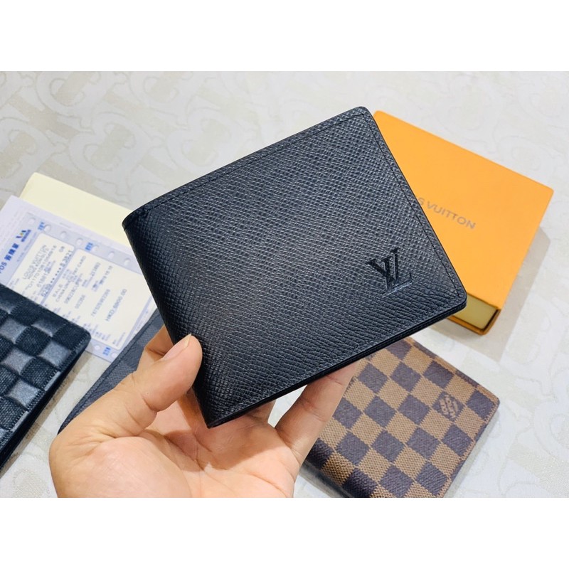 Ví da nam nhỏ gọn,bóp nam vân lv siêu sang,tiện lợi,dễ sử dụng