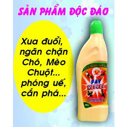 Dung Dịch Xua Đuổi Chó Mèo Phóng Uế, Cắn Phá Đồ Đạc, Khử Mùi Hôi – FAY REPELL (200ml)