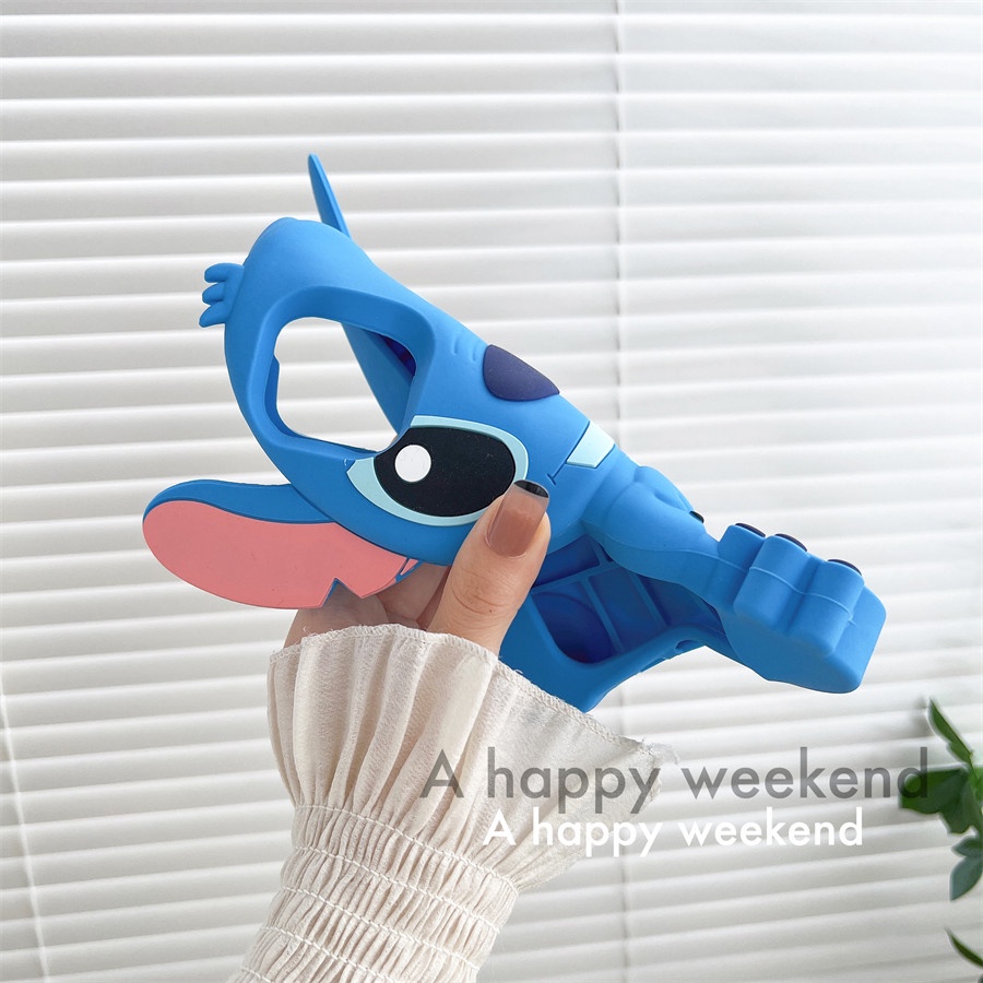 Hoạt Hình Ốp Điện Thoại Silicon Mềm Hình stitch 3d Cho iphone 6 6s 7 8 plus x xr xs 11 12 13 14 15 pro max se 2020