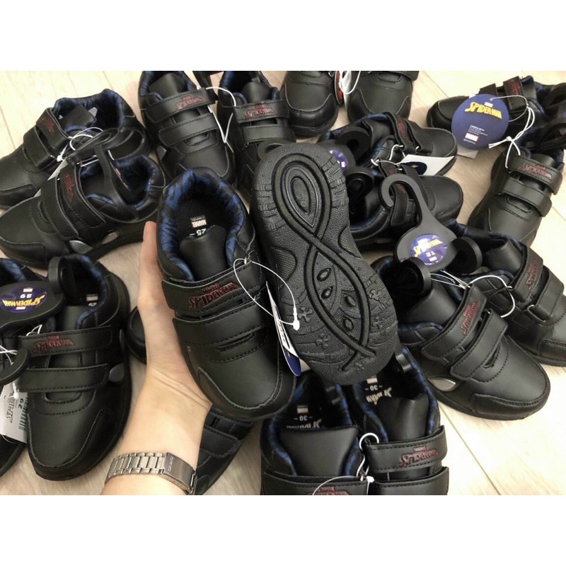 Giầy Spiderman Marvel đen dư xuất xịn siêu giảm 70%