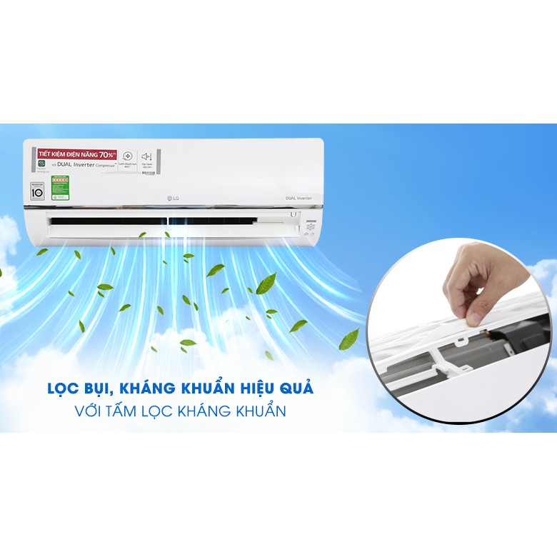 Máy điều hoà LG 1.5 HP inverter Model V13API - Hàng chính hãng