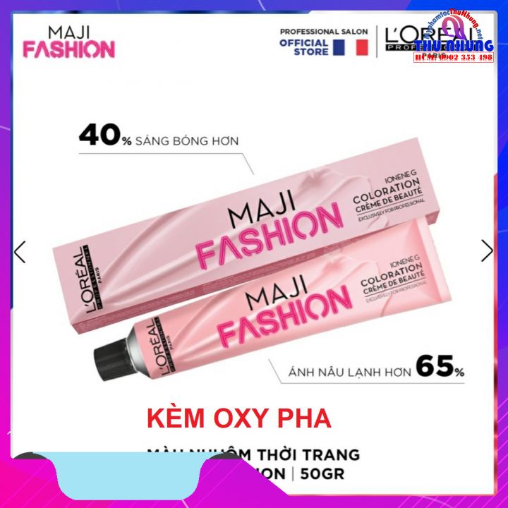 thuốc nhuộm tóc l'oreal majirel thời trang 50ML kèm oxy