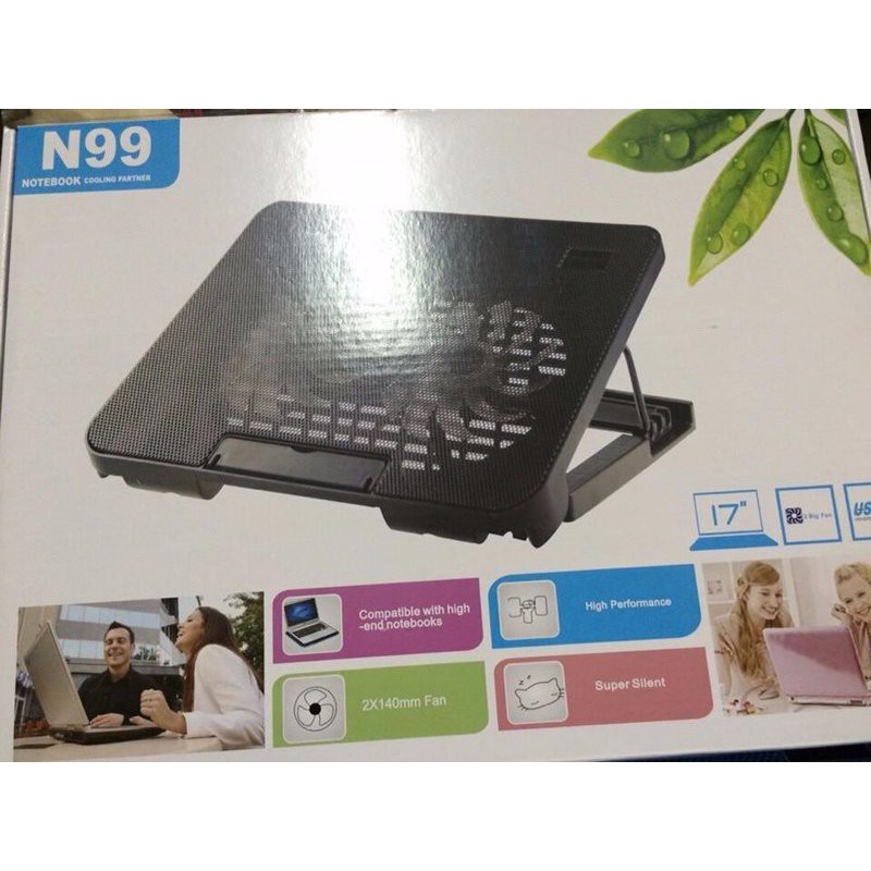 Đế Tản Nhiệt Đèn Led laptop Cooling Pad N99 (hot) | WebRaoVat - webraovat.net.vn