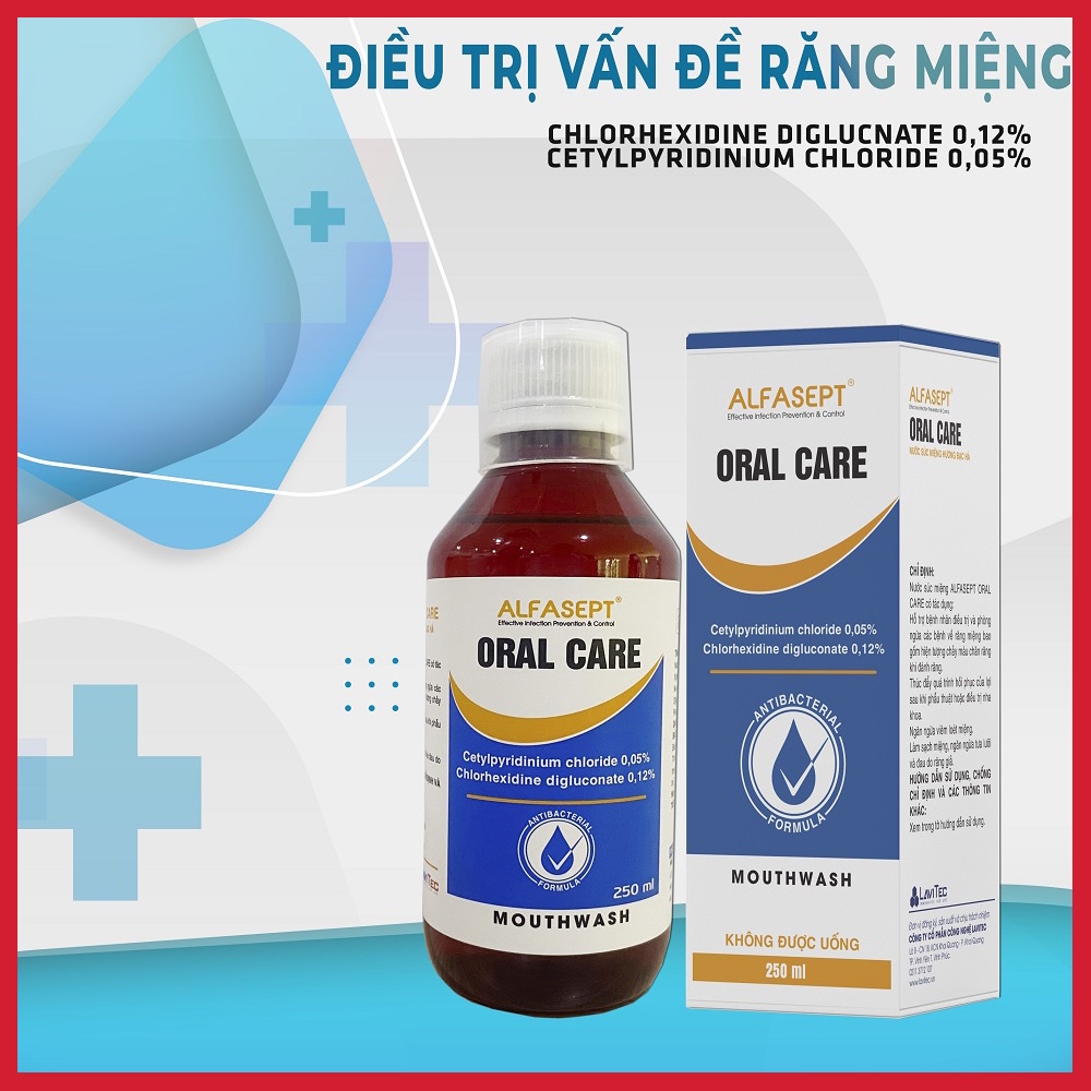 Nước súc miệng Alfasept Oral Care 250ml