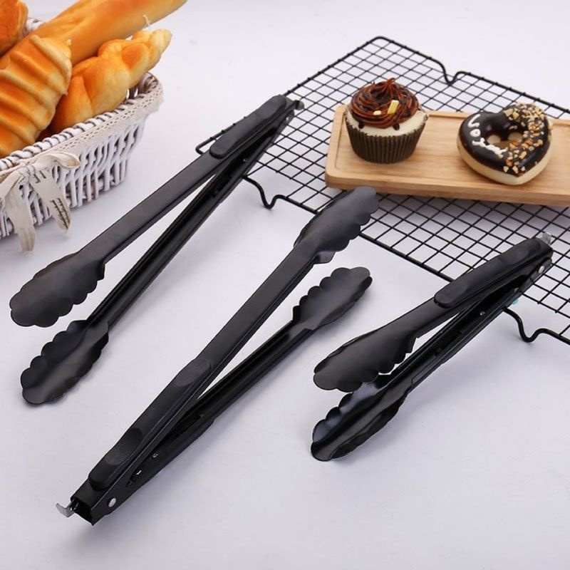 Kẹp gắp thức ăn bằng thép không gỉ 9/12/14 Inch