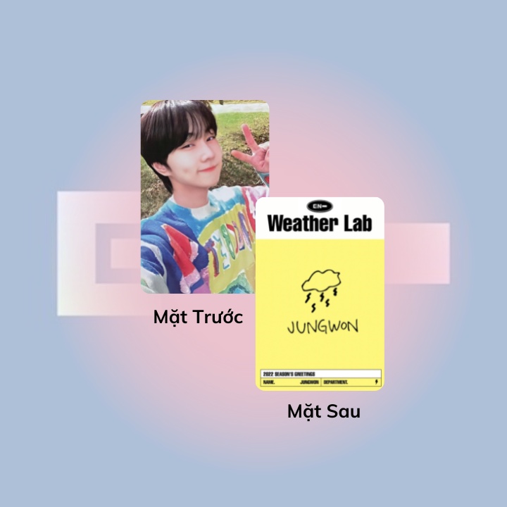 SET 7 CARD 2022 SEASON’S GREETINGS ENHYPEN - UNOFFICIAL