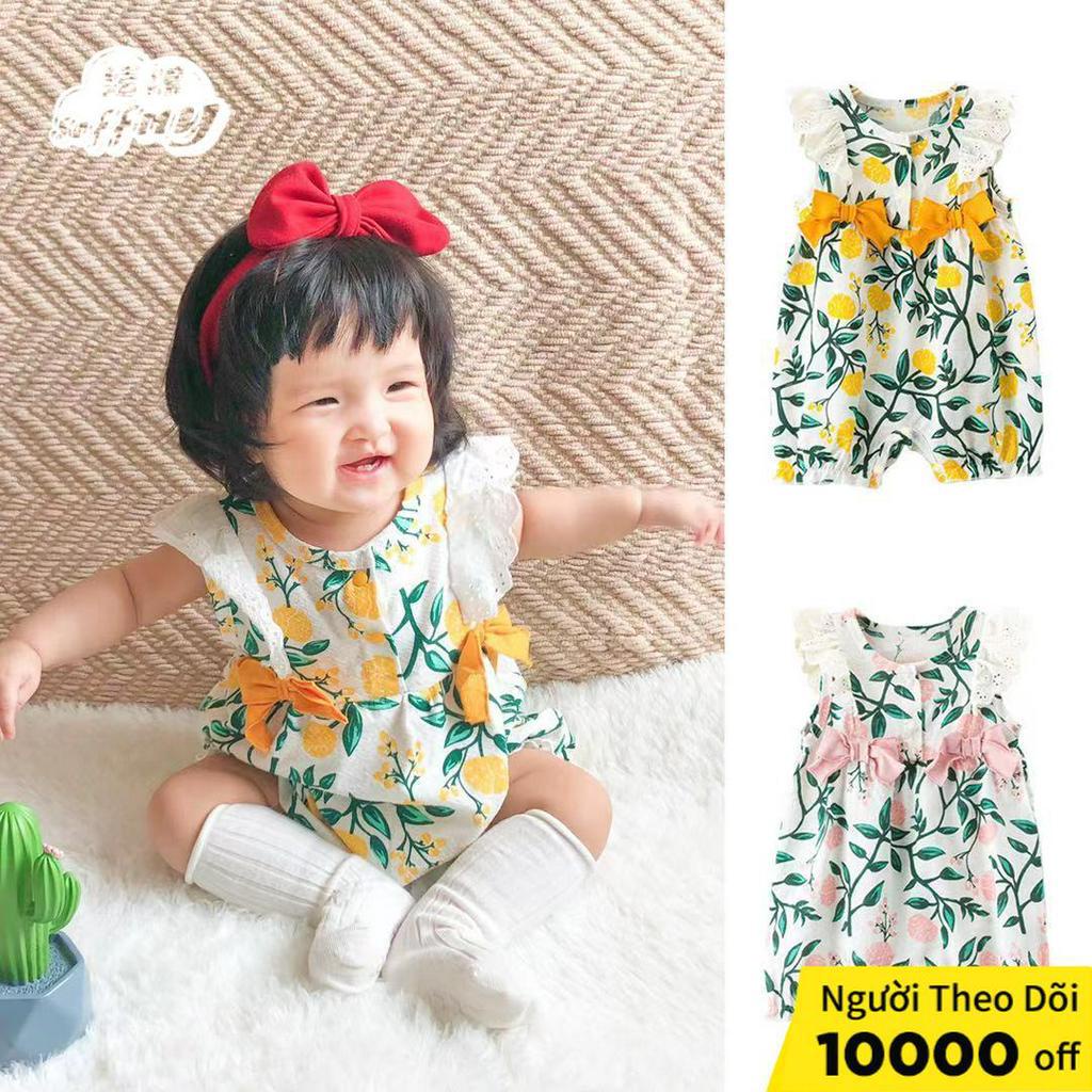 Soffny Áo Liền Quần Soffny In Hoạ Tiết Hình Dễ Thương Độc Đáo Cho Bé