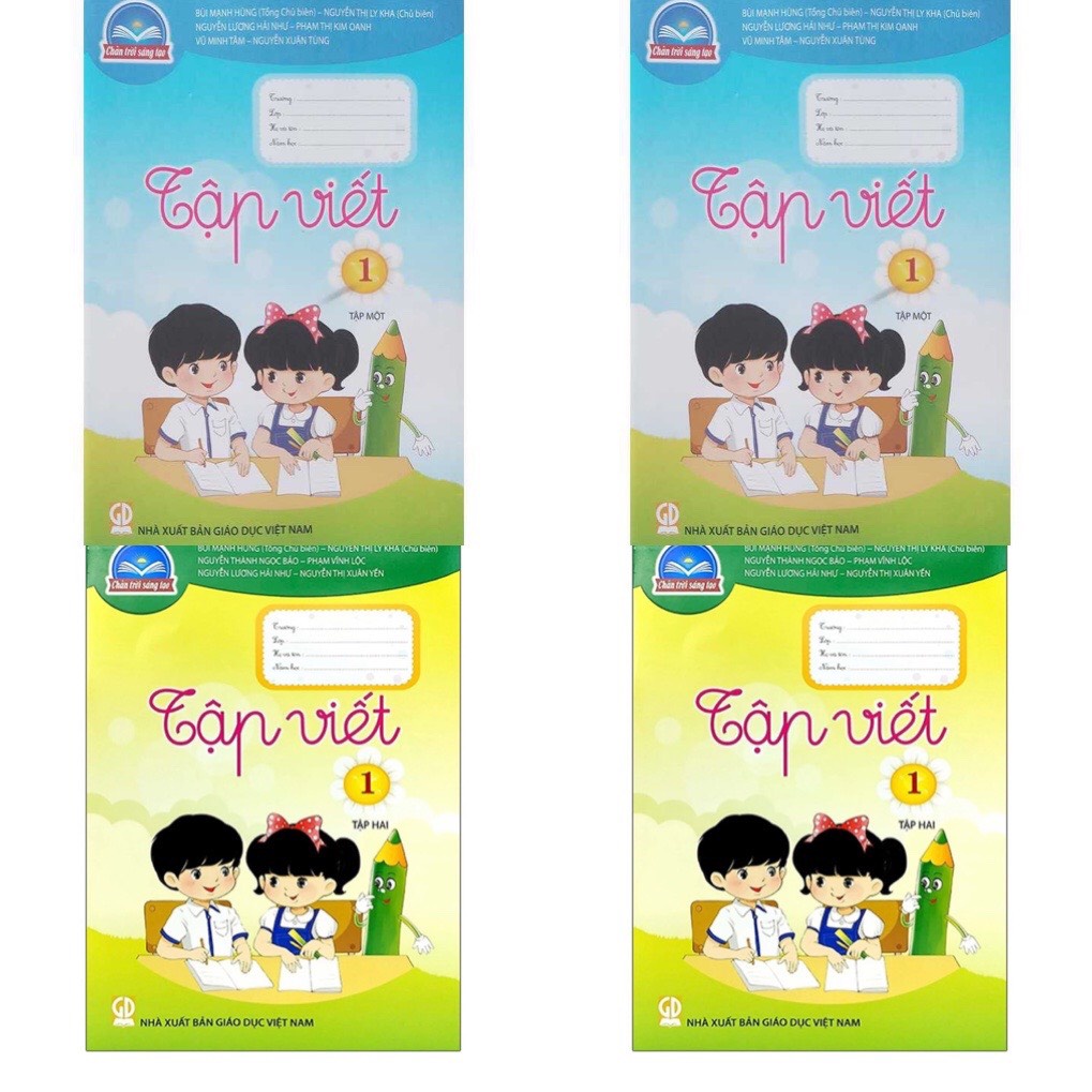 Vở tập viết lớp 1 chân.trời.sángtạo