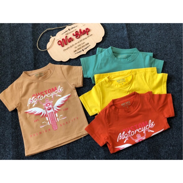 Áo thun hiệu bé trai Baby Kids ( hình chụp thật)